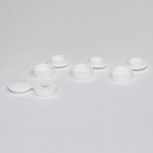 capuchon cache rivet blanc