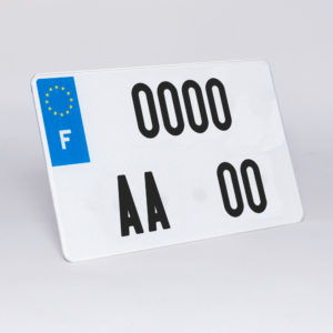 plaque moto FNI