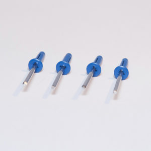 Rivets bleus – Lot de 4